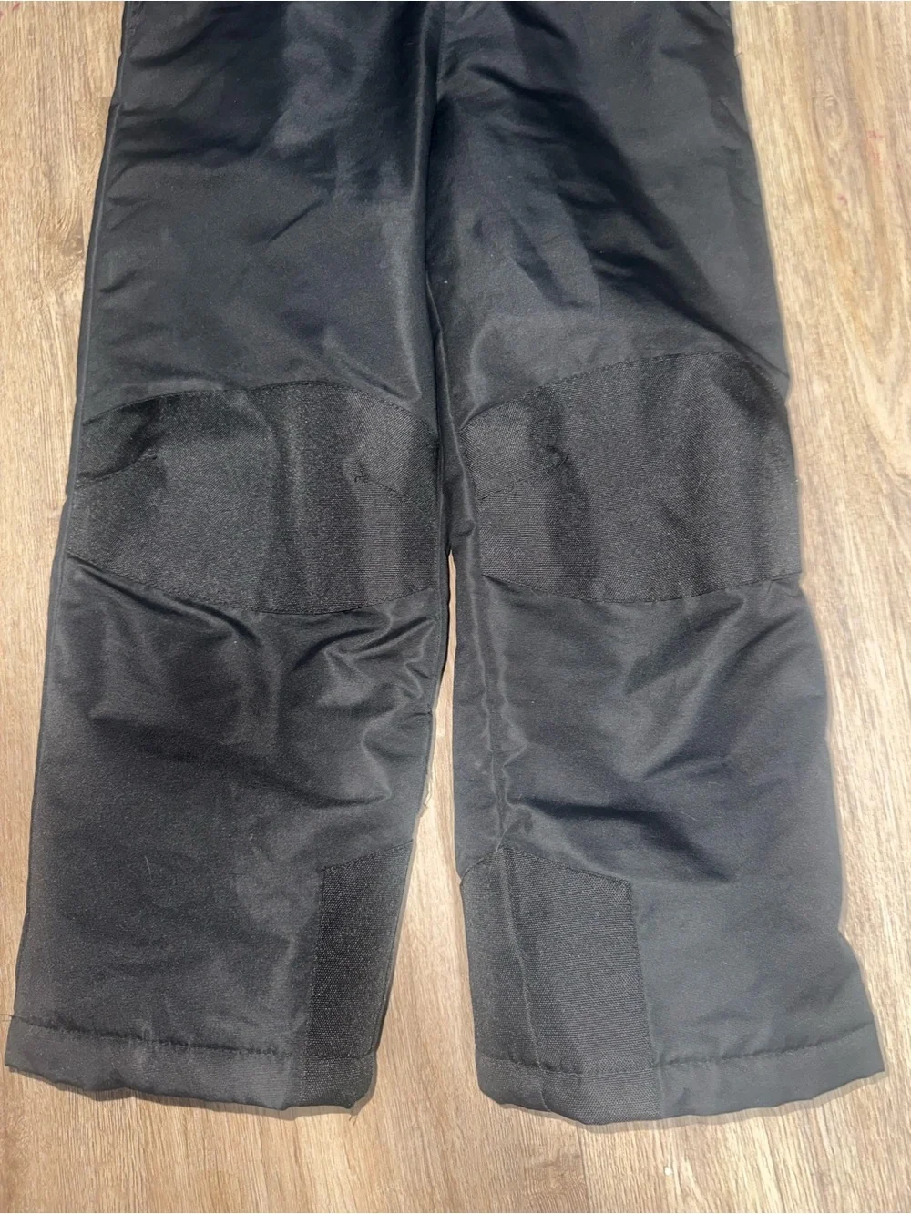 SwissTech Kids Solid Black Snow Bib Overalls Size Small (6/7)